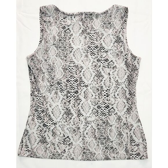 Calvin Klein Sleeveless Top Snake Print Size M - Picture 6 of 6